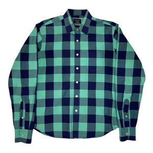 UNTUCKit Checkered Long Sleeve Button Down Dress Shirt Men's Size S